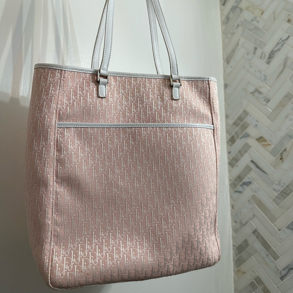 Christian Dior authentic vintage light pink tote bag